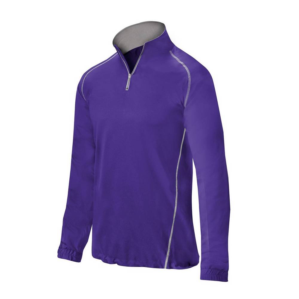 Panske Bundy Mizuno Comp 1/4 Zip Batting Nachový Vypredaj PLJY12639